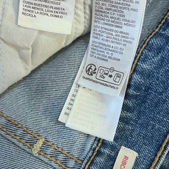 Levi's Ribcage Straight Ankle Jeans, Size 29 - Picture 11 of 16